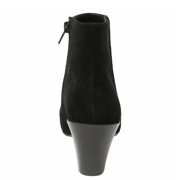 NEW Kensie Black Suede Heeled Bootie - Picture 3 of 14